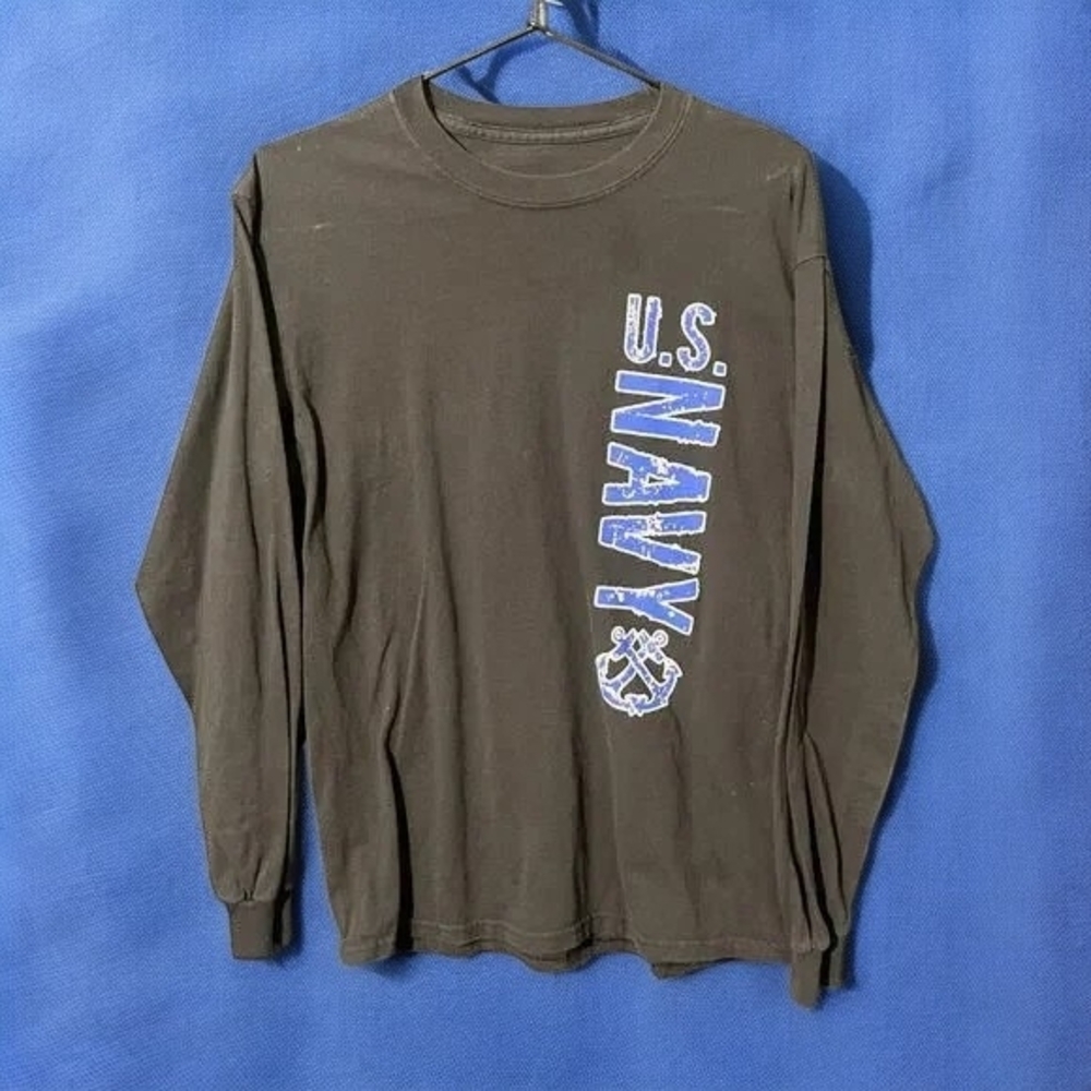 U.S. Navy Long Sleeve Shirt - Dark Gray